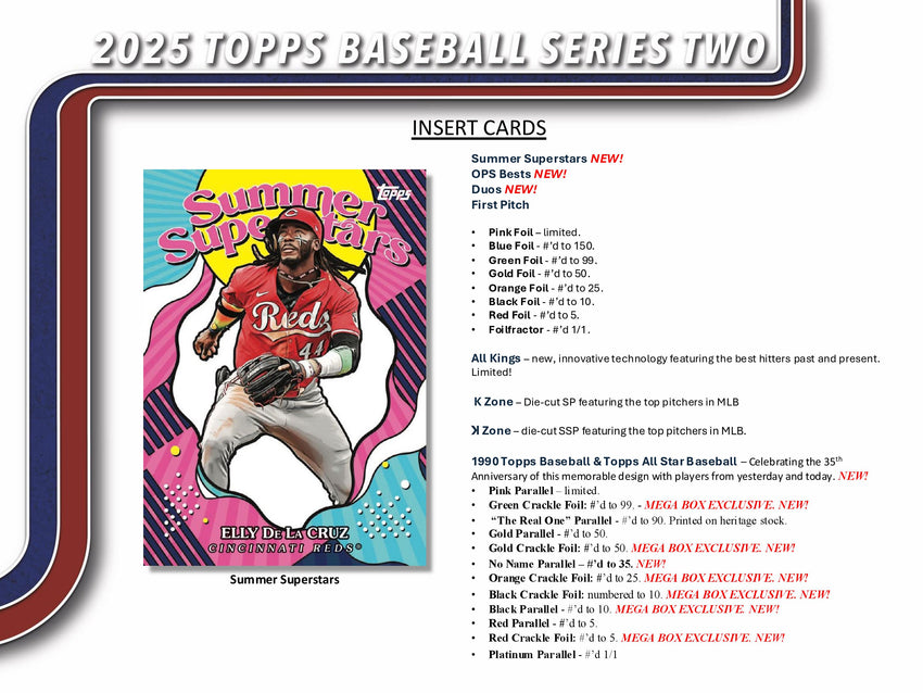 2025 Topps Series 2 Baseball 7-Pack Blaster Box