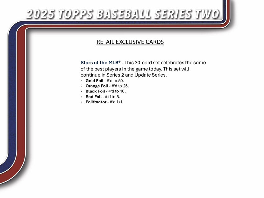 2025 Topps Series 2 Baseball 7-Pack Blaster Box