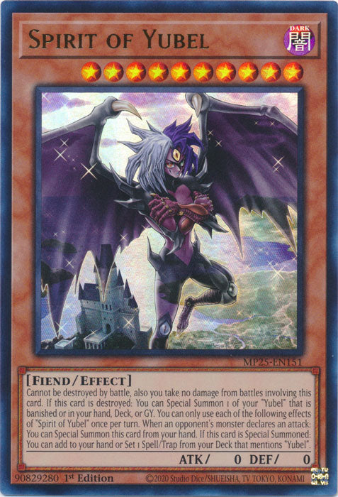 Spirit of Yubel - MP25-EN151 - Ultra Rare 1st Edition