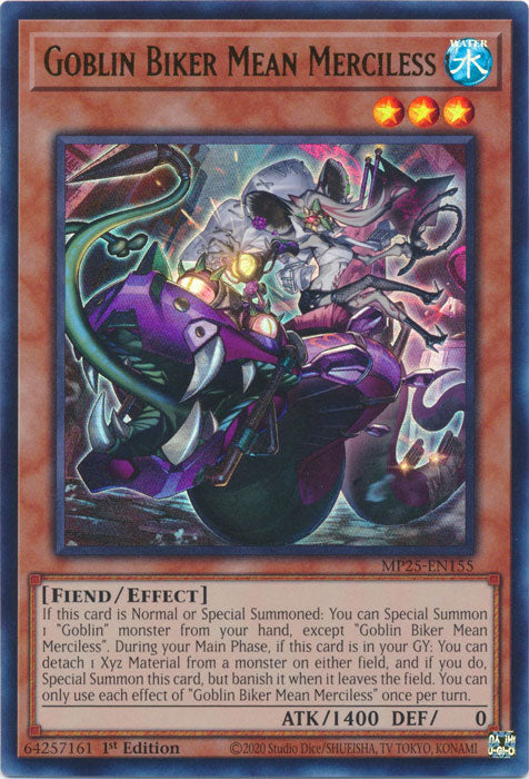 Goblin Biker Mean Merciless - MP25-EN155 - Ultra Rare 1st Edition