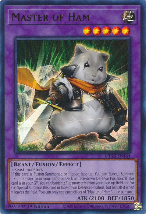 Master of Ham - MP25-EN161 - Ultra Rare 1st Edition
