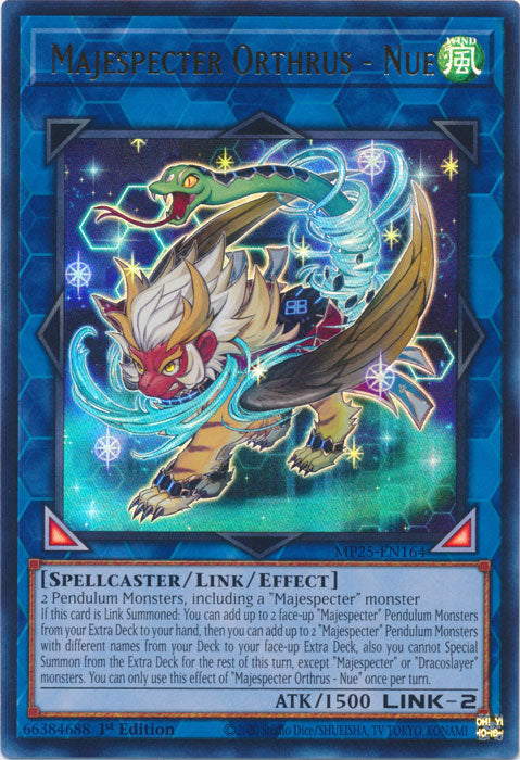 Majespecter Orthrus - Nue - MP25-EN164 - Ultra Rare 1st Edition