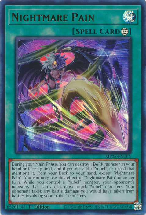 Nightmare Pain - MP25-EN165 - Ultra Rare 1st Edition