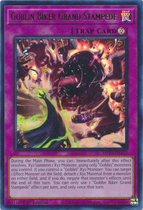 Goblin Biker Grand Stampede - MP25-EN173 - Ultra Rare 1st Edition