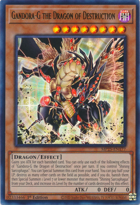 Gandora-G the Dragon of Destruction - MP25-EN177 - Ultra Rare 1st Edition