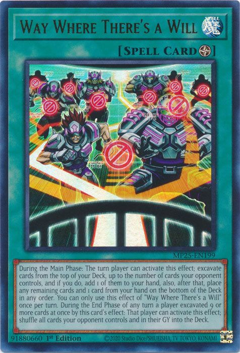 Way Where There's a Will - MP25-EN199 - Ultra Rare 1st Edition