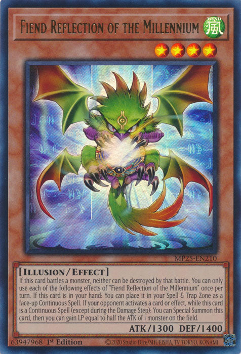 Fiend Reflection of the Millennium - MP25-EN210 - Ultra Rare 1st Edition