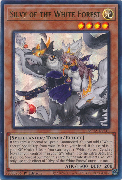 Silvy of the White Forest - MP25-EN214 - Ultra Rare 1st Edition