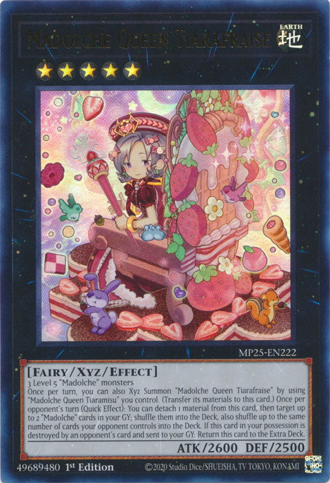 Madolche Queen Tiarafraise - MP25-EN222 - Ultra Rare 1st Edition