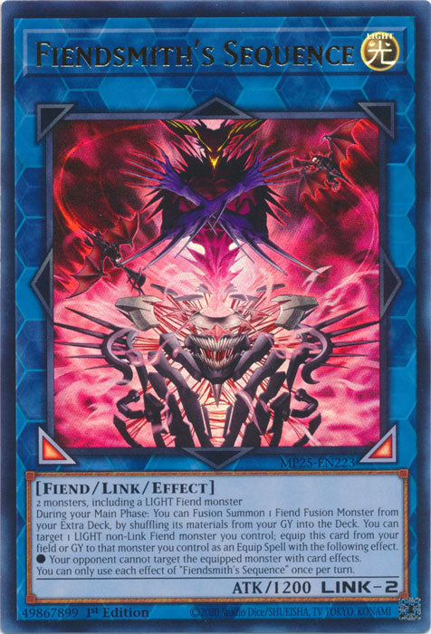 Fiendsmith's Sequence - MP25-EN223 - Ultra Rare 1st Edition