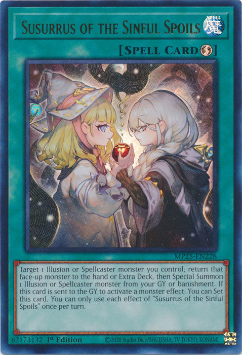 Susurrus of the Sinful Spoils - MP25-EN228 - Ultra Rare 1st Edition