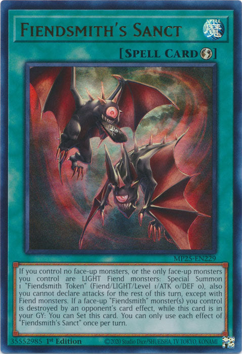 Fiendsmith's Sanct - MP25-EN229 - Ultra Rare 1st Edition