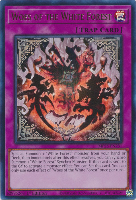 Woes of the White Forest - MP25-EN231 - Ultra Rare 1st Edition