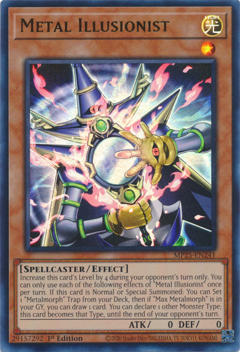 Metal Illusionist - MP25-EN241 - Ultra Rare 1st Edition