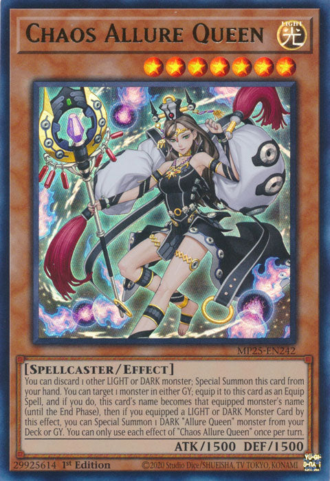 Chaos Allure Queen - MP25-EN242 - Ultra Rare 1st Edition