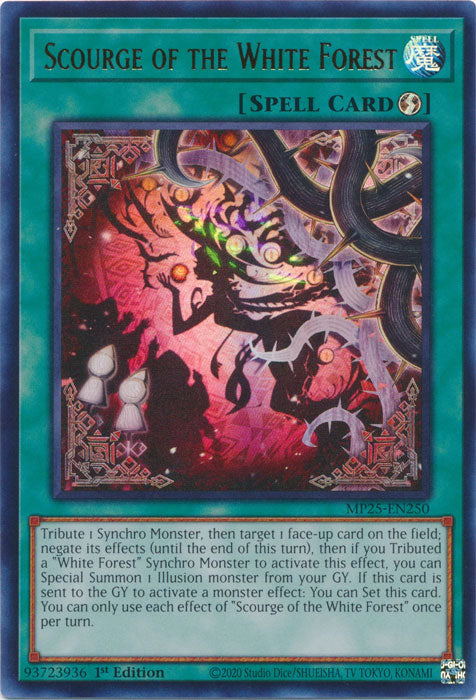 Scourge of the White Forest - MP25-EN250 - Ultra Rare 1st Edition