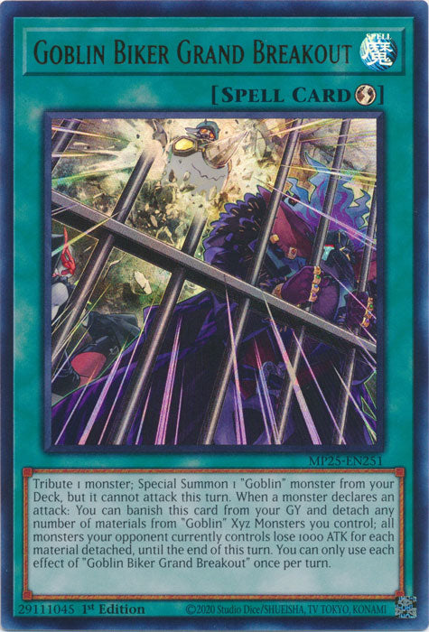 Goblin Biker Grand Breakout - MP25-EN251 - Ultra Rare 1st Edition