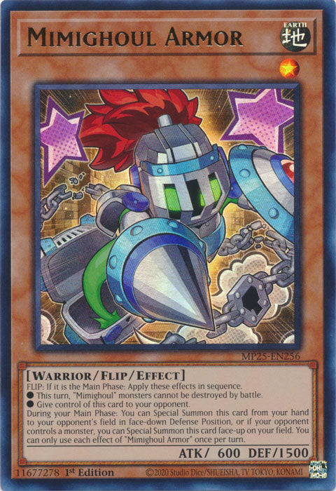 Mimighoul Armor - MP25-EN256 - Ultra Rare 1st Edition