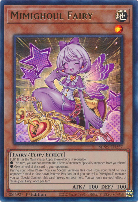 Mimighoul Fairy - MP25-EN257 - Ultra Rare 1st Edition