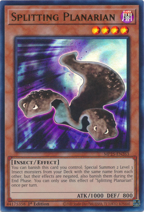 Splitting Planarian - MP25-EN263 - Ultra Rare 1st Edition