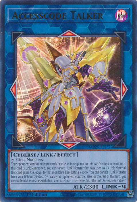Accesscode Talker - MP25-EN272 - Ultra Rare 1st Edition