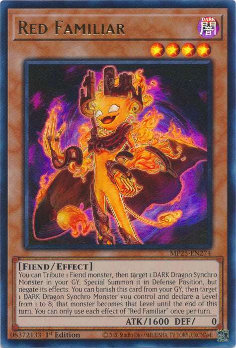 Red Familiar - MP25-EN274 - Ultra Rare 1st Edition