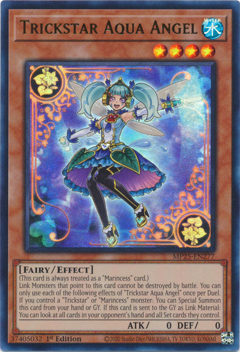 Trickstar Aqua Angel - MP25-EN277 - Ultra Rare 1st Edition