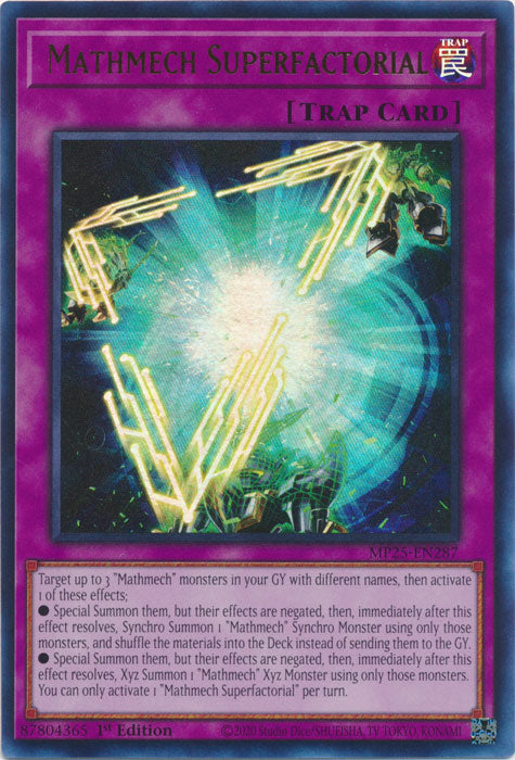Mathmech Superfactorial - MP25-EN287 - Ultra Rare 1st Edition