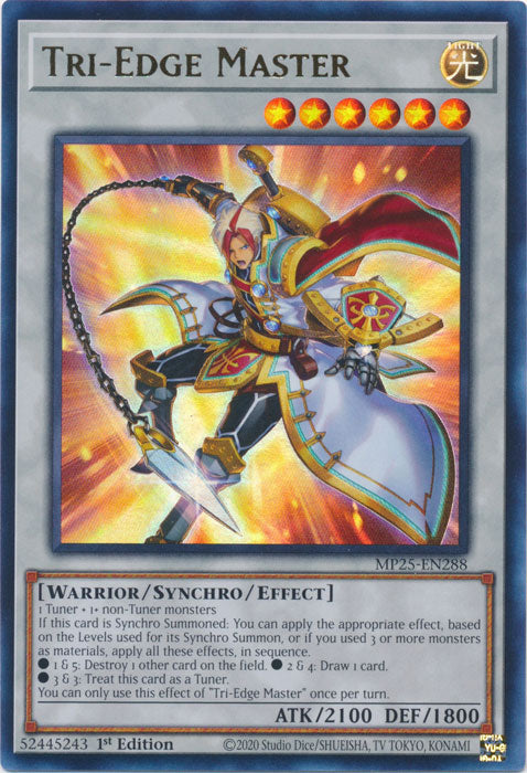 Tri-Edge Master - MP25-EN288 - Ultra Rare 1st Edition