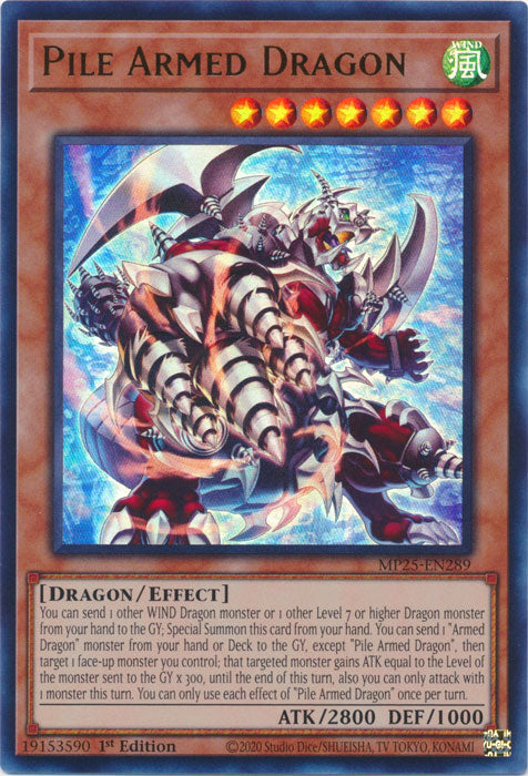 Pile Armed Dragon - MP25-EN289 - Ultra Rare 1st Edition