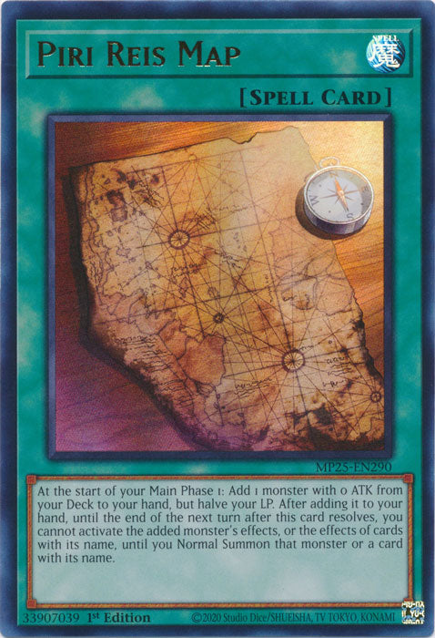 Piri Reis Map - MP25-EN290 - Ultra Rare 1st Edition
