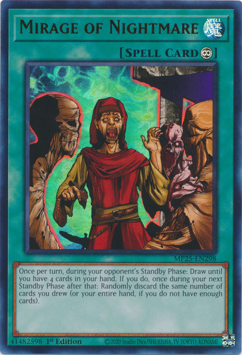 Mirage of Nightmare - MP25-EN298 - Ultra Rare 1st Edition