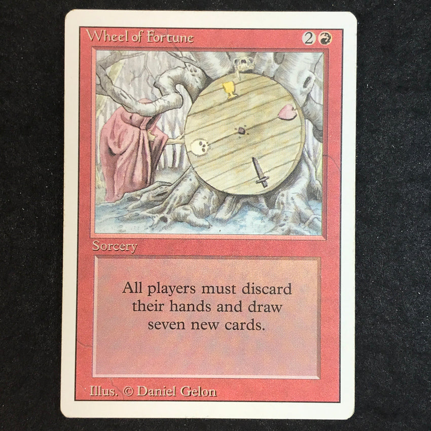 Wheel of Fortune - Rare - 1994 Magic the Gathering Revised Edition