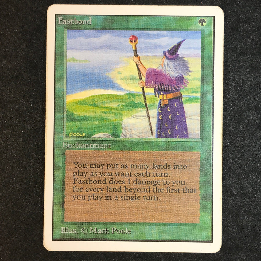 (A) Fastbond - Rare - 1993 Magic the Gathering Unlimited Edition