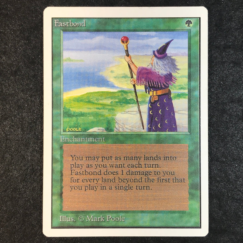 (B) Fastbond - Rare - 1993 Magic the Gathering Unlimited Edition