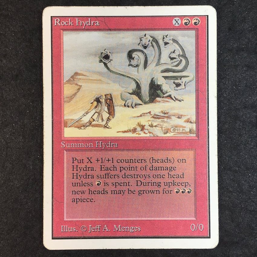 Rock Hydra - Rare - 1993 Magic the Gathering Unlimited Edition