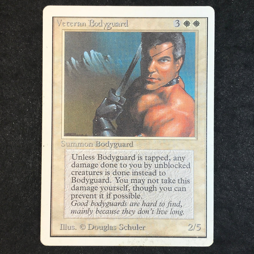Veteran Bodyguard - Rare - 1993 Magic the Gathering Unlimited Edition