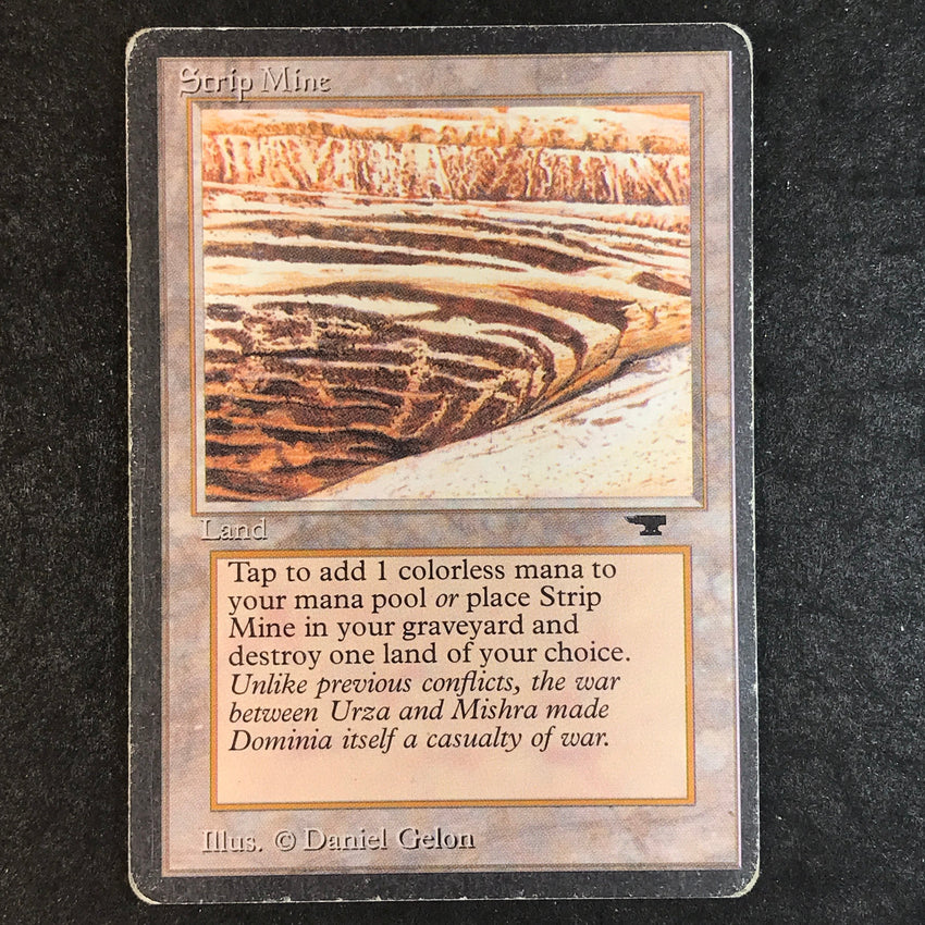 (B) Strip Mine (No Horizon) - Uncommon - 1994 Magic the Gathering Antiquities