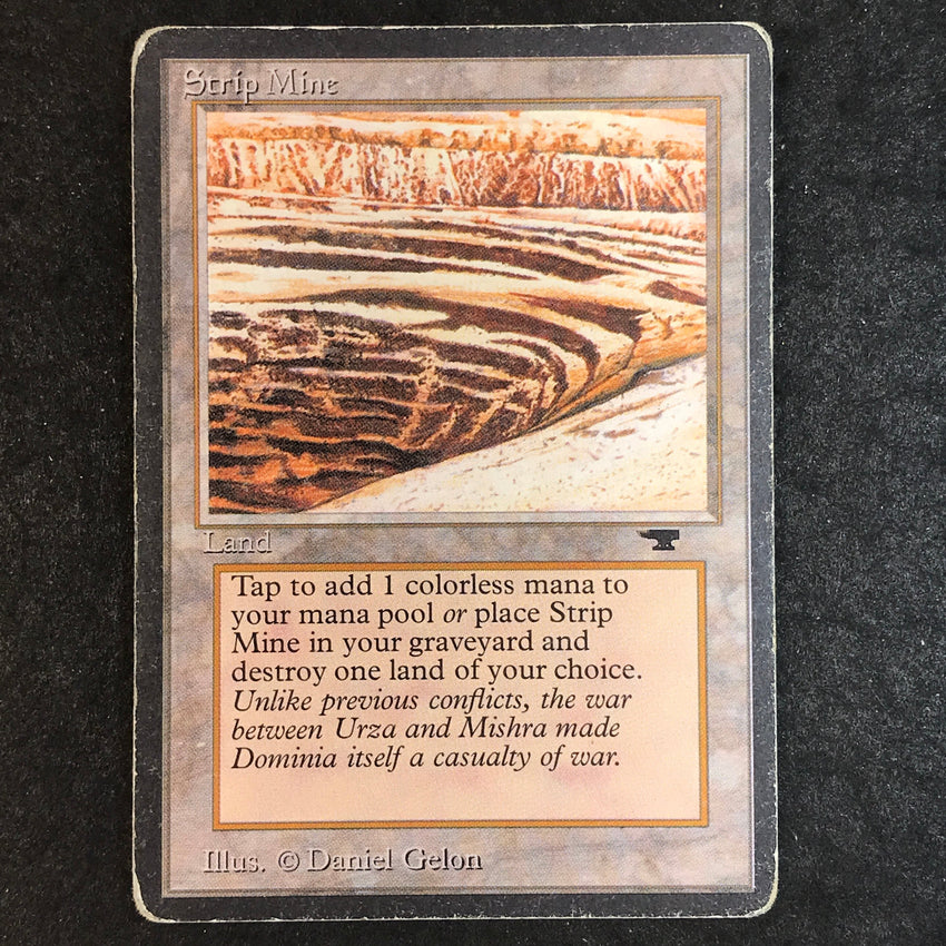 (C) Strip Mine (No Horizon) - Uncommon - 1994 Magic the Gathering Antiquities