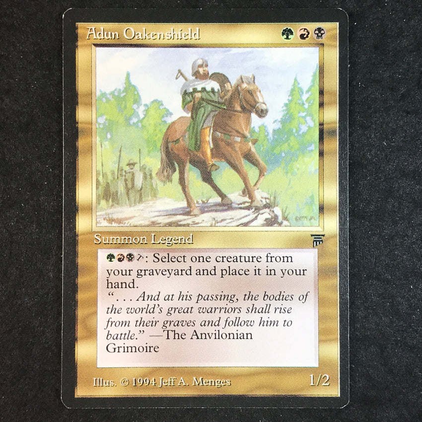 Adun Oakenshield - Rare - 1994 Magic the Gathering Legends