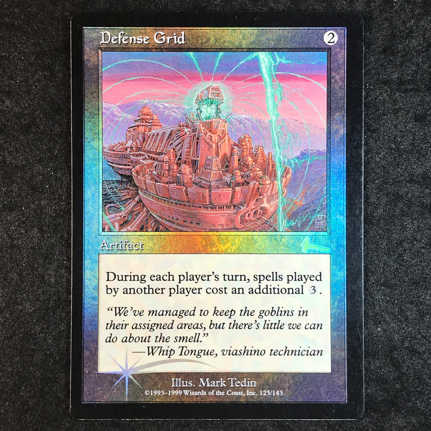 FOIL Defense Grid - 125/143 - Rare - 1999 Mahic the Gathering Urza's Legacy