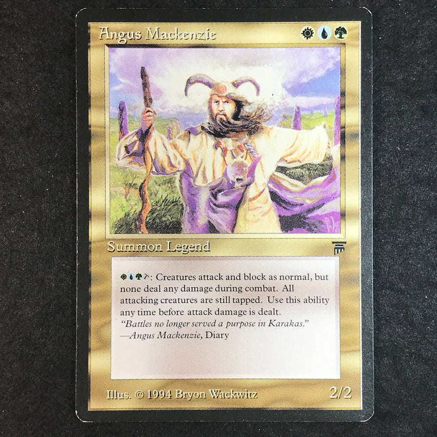 Angus Mackenzie - Rare - 1994 Magic the Gathering Legends