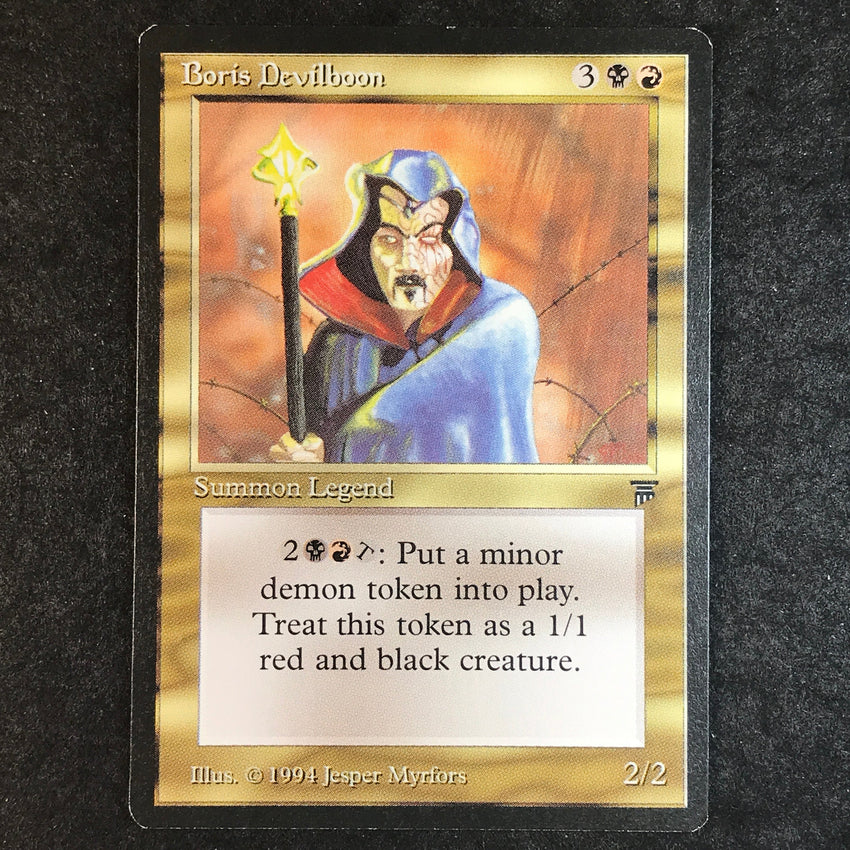 Boris Devilboon - Rare - 1994 Magic the Gathering Legends