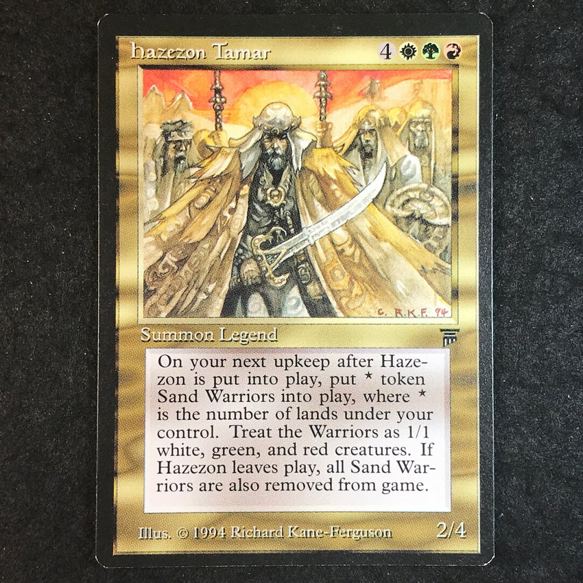 Hazezon Tamar - Rare - 1994 Magic the Gathering Legends