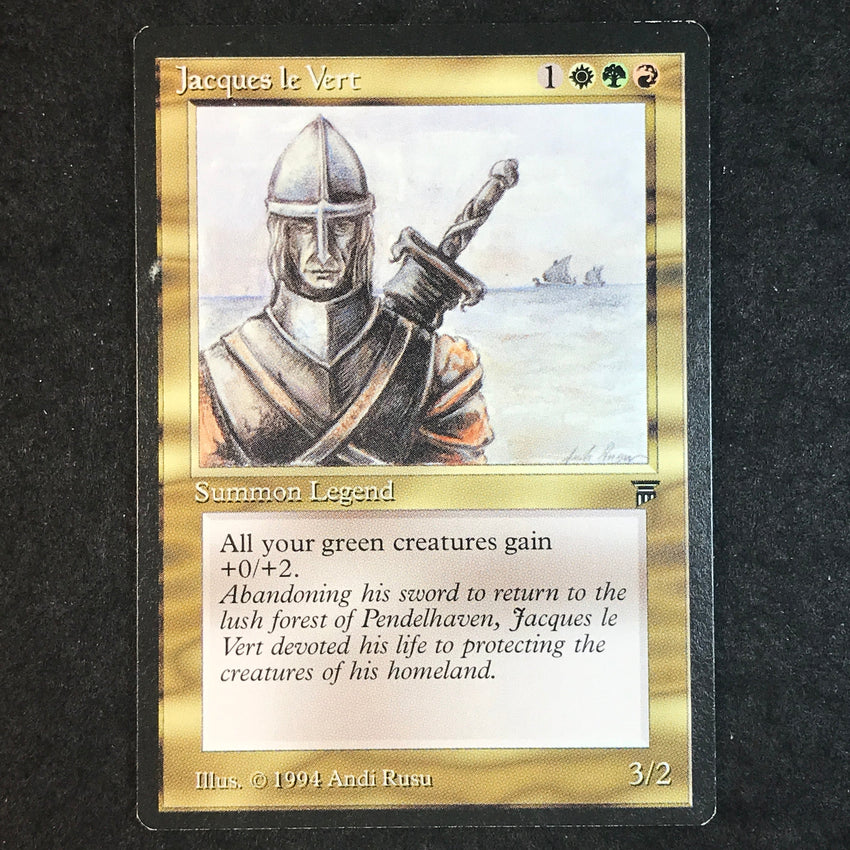 Jacques le Vert - Rare - 1994 Magic the Gathering Legends