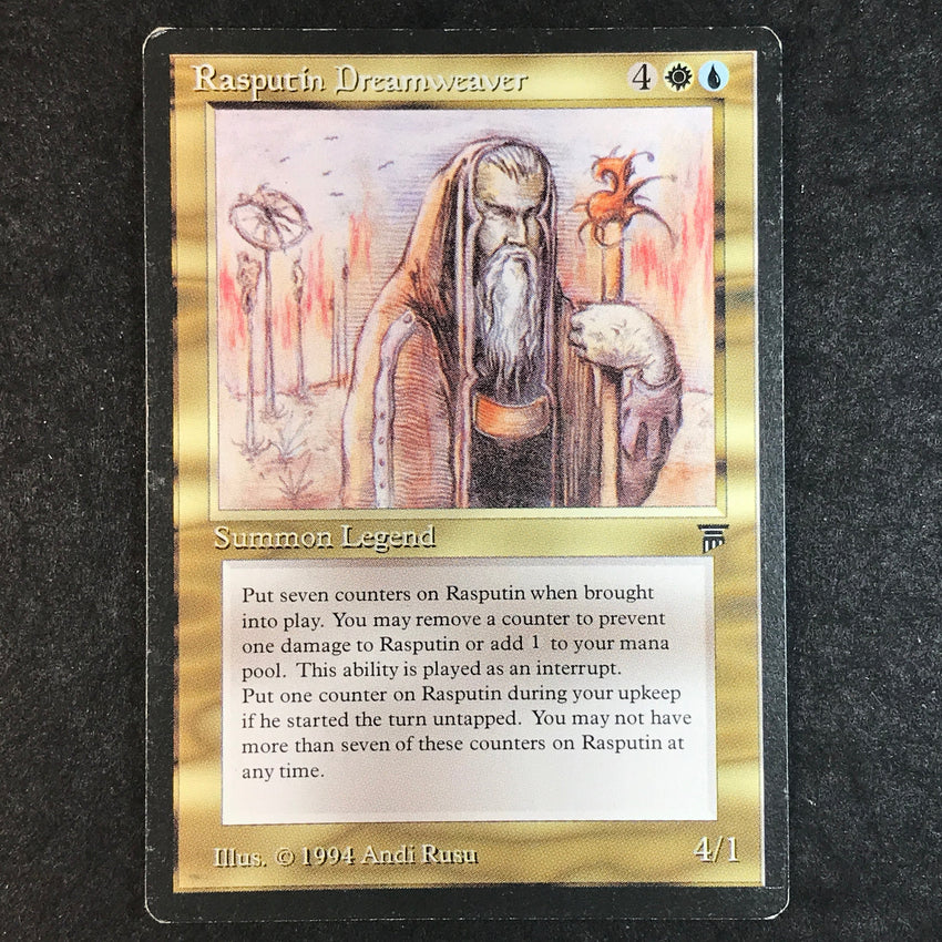 Rasputin Dreamweaver - Rare - 1994 Magic the Gathering Legends