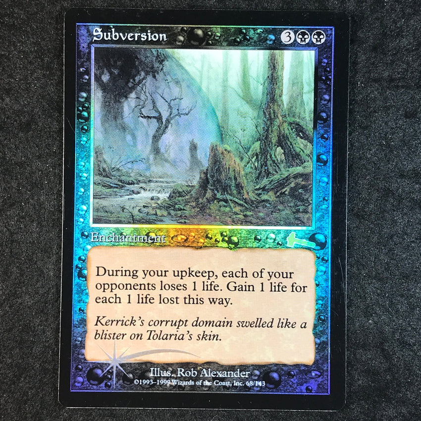 FOIL Subversion - 68/143 - Rare - 1999 Magic the Gathering Urza's Legacy
