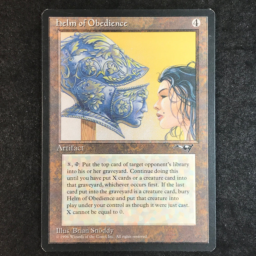 Helm of Obedience - Rare - 1996 Magic the Gathering Alliances
