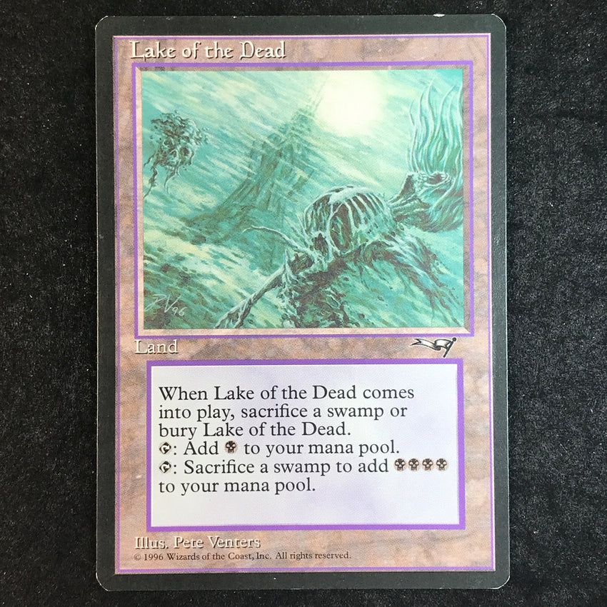 (A) Lake of the Dead - Rare - 1996 Magic the Gathering Alliances