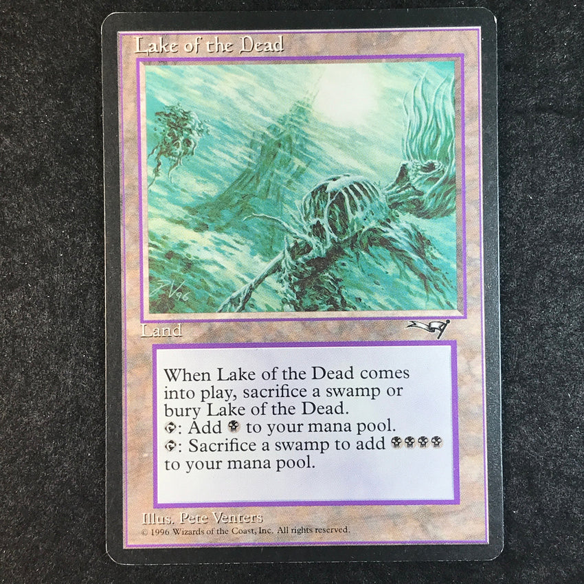 (B) Lake of the Dead - Rare - 1996 Magic the Gathering Alliances